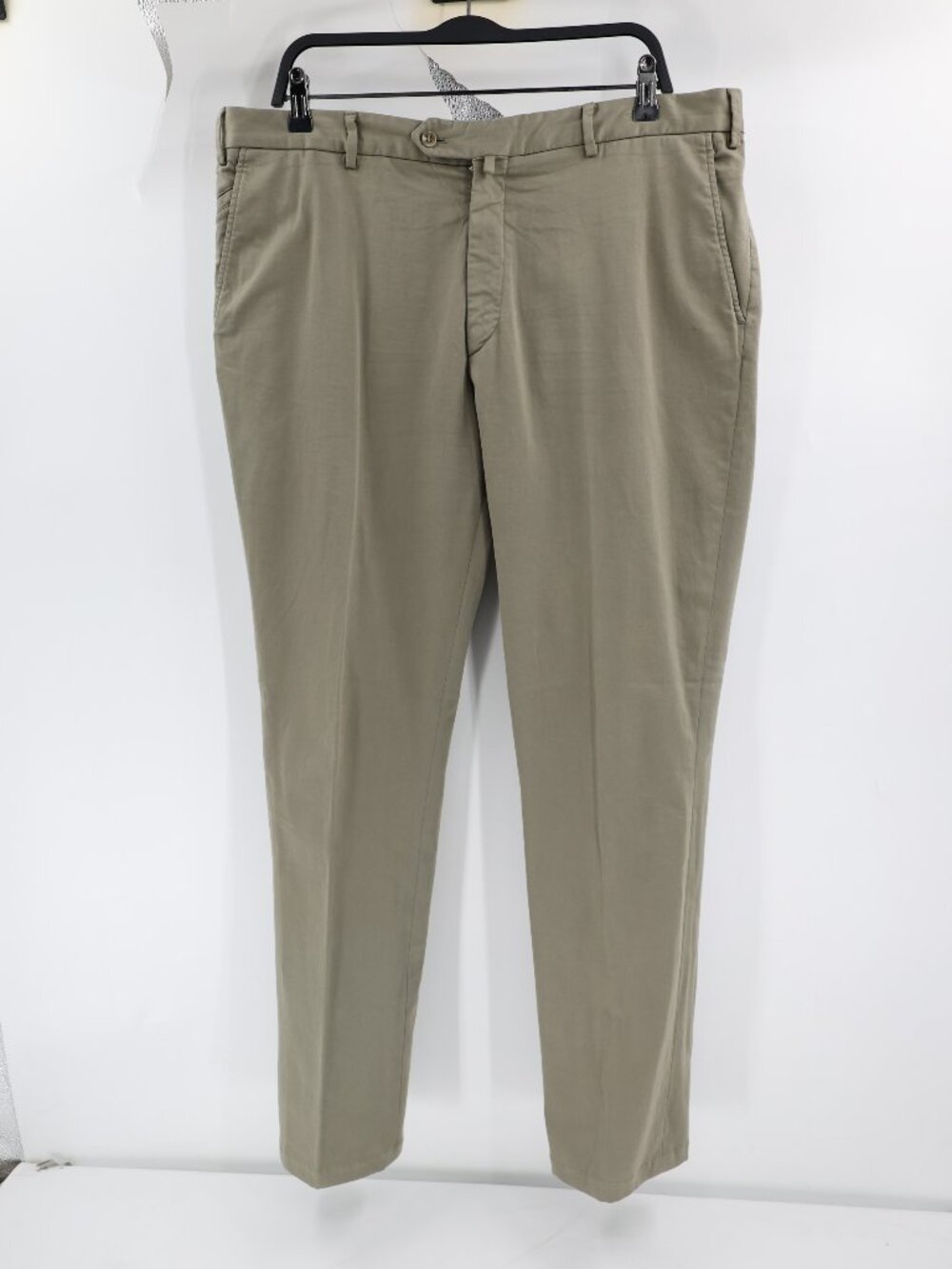 Loro Piana Pant Mens 56 EU 38x32 Cotton Stretch Straight Leg Chino Made in Italy